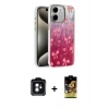 MARSİLYAN™- iPhone 11 Kılıf Zirve Modern Prime - Siyah Buffer Cam Ekran Koruyucu + PVD Metal Kamera Lens - YL