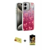 MARSİLYAN™- iPhone 11 Kılıf Zirve Modern Prime - Siyah Buffer Cam Ekran Koruyucu + Rainbow Kamera Lens Koruma Cam - KI