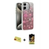 MARSİLYAN™- iPhone 11 Kılıf Zirve Modern Prime - Siyah Buffer Cam Ekran Koruyucu + Rainbow Kamera Lens Koruma Cam - KI
