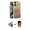 MARSİLYAN™- iPhone 11 Kılıf Zirve Modern Prime - Siyah Buffer Cam Ekran Koruyucu + Raze Metal Kamera Lens - SH