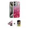 MARSİLYAN™- iPhone 11 Kılıf Zirve Modern Prime - Siyah Buffer Cam Ekran Koruyucu + Raze Metal Kamera Lens - SH