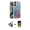 MARSİLYAN™- iPhone 11 Kılıf Zirve Modern Prime - Siyah Buffer Cam Ekran Koruyucu + Raze Metal Kamera Lens - SH