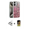 MARSİLYAN™- iPhone 11 Kılıf Zirve Modern Prime - Siyah Buffer Cam Ekran Koruyucu + Raze Metal Kamera Lens - GS