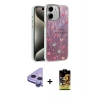 MARSİLYAN™- iPhone 11 Kılıf Zirve Modern Prime - Siyah Buffer Cam Ekran Koruyucu + Raze Metal Kamera Lens - MR