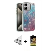 MARSİLYAN™- iPhone 11 Kılıf Zirve Modern Prime - Siyah Buffer Cam Ekran Koruyucu + Raze Metal Kamera Lens - GS