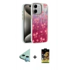 MARSİLYAN™- iPhone 11 Kılıf Zirve Modern Prime - Siyah Buffer Cam Ekran Koruyucu + Raze Metal Kamera Lens - MI
