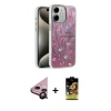 MARSİLYAN™- iPhone 11 Kılıf Zirve Modern Prime - Siyah Buffer Cam Ekran Koruyucu + Raze Metal Kamera Lens - SH