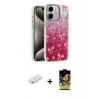 MARSİLYAN™- iPhone 11 Kılıf Zirve Modern Prime - Siyah Buffer Cam Ekran Koruyucu + Renkli Kamera Lens Koruma Cam - SI