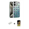 MARSİLYAN™- iPhone 11 Kılıf Zirve Modern Prime - Siyah Buffer Cam Ekran Koruyucu + Renkli Kamera Lens Koruma Cam - SI