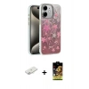 MARSİLYAN™- iPhone 11 Kılıf Zirve Modern Prime - Siyah Buffer Cam Ekran Koruyucu + Renkli Kamera Lens Koruma Cam - SI