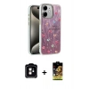 MARSİLYAN™- iPhone 11 Kılıf Zirve Modern Prime - Siyah Buffer Cam Ekran Koruyucu + PVD Metal Kamera Lens - TU