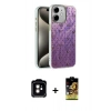 MARSİLYAN™- iPhone 11 Kılıf Zirve Modern Prime - Siyah Buffer Cam Ekran Koruyucu + PVD Metal Kamera Lens - TU