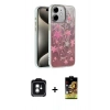 MARSİLYAN™- iPhone 11 Kılıf Zirve Modern Prime - Siyah Buffer Cam Ekran Koruyucu + PVD Metal Kamera Lens - YL