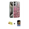 MARSİLYAN™- iPhone 11 Kılıf Zirve Modern Prime - Siyah Buffer Hayalet Cam Ekran Koruyucu + Rainbow Kamera Lens Koruma Cam - KI