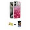 MARSİLYAN™- iPhone 11 Kılıf Zirve Modern Prime - Siyah Buffer Hayalet Cam Ekran Koruyucu + Rainbow Kamera Lens Koruma Cam - KI