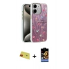 MARSİLYAN™- iPhone 11 Kılıf Zirve Modern Prime - Siyah Buffer Hayalet Cam Ekran Koruyucu + Rainbow Kamera Lens Koruma Cam - KI
