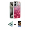 MARSİLYAN™- iPhone 11 Kılıf Zirve Modern Prime - Siyah Buffer Hayalet Cam Ekran Koruyucu + Raze Metal Kamera Lens - MI