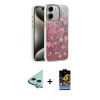 MARSİLYAN™- iPhone 11 Kılıf Zirve Modern Prime - Siyah Buffer Hayalet Cam Ekran Koruyucu + Raze Metal Kamera Lens - MI