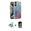 MARSİLYAN™- iPhone 11 Kılıf Zirve Modern Prime - Siyah Buffer Hayalet Cam Ekran Koruyucu + Raze Metal Kamera Lens - MI