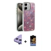 MARSİLYAN™- iPhone 11 Kılıf Zirve Modern Prime - Siyah Buffer Hayalet Cam Ekran Koruyucu + Raze Metal Kamera Lens - MR
