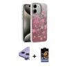 MARSİLYAN™- iPhone 11 Kılıf Zirve Modern Prime - Siyah Buffer Hayalet Cam Ekran Koruyucu + Raze Metal Kamera Lens - MR