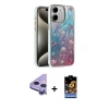 MARSİLYAN™- iPhone 11 Kılıf Zirve Modern Prime - Siyah Buffer Hayalet Cam Ekran Koruyucu + Raze Metal Kamera Lens - MR