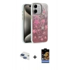MARSİLYAN™- iPhone 11 Kılıf Zirve Modern Prime - Siyah Buffer Hayalet Cam Ekran Koruyucu + Pers Alüminyum Kamera Lens - LT