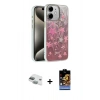 MARSİLYAN™- iPhone 11 Kılıf Zirve Modern Prime - Siyah Buffer Hayalet Cam Ekran Koruyucu + Pers Alüminyum Kamera Lens - YL