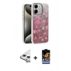 MARSİLYAN™- iPhone 11 Kılıf Zirve Modern Prime - Siyah Buffer Hayalet Cam Ekran Koruyucu + Raze Metal Kamera Lens - GS