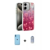 MARSİLYAN™- iPhone 11 Kılıf Zirve Modern Prime - Siyah Joko Magic 5D Cam + Neon Fosforlu Kamera Lens - MI