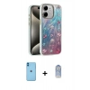 MARSİLYAN™- iPhone 11 Kılıf Zirve Modern Prime - Siyah Joko Magic 5D Cam + Neon Fosforlu Kamera Lens - MI