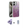 MARSİLYAN™- iPhone 11 Kılıf Zirve Modern Prime - Siyah Joko Magic 5D Cam + Raze Metal Kamera Lens - MR