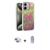 MARSİLYAN™- iPhone 11 Kılıf Zirve Modern Prime - Siyah Joko Magic 5D Cam + Pers Alüminyum Kamera Lens - GI
