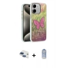 MARSİLYAN™- iPhone 11 Kılıf Zirve Modern Prime - Siyah Joko Magic 5D Cam + Pers Alüminyum Kamera Lens - LT