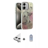 MARSİLYAN™- iPhone 11 Kılıf Zirve Modern Prime - Siyah Joko Magic 5D Cam + Raze Metal Kamera Lens - GS