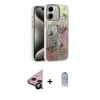 MARSİLYAN™- iPhone 11 Kılıf Zirve Modern Prime - Siyah Joko Magic 5D Cam + Raze Metal Kamera Lens - SH