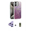 MARSİLYAN™- iPhone 11 Kılıf Zirve Modern Prime - Siyah Joko Magic 5D Hayalet Cam + Raze Metal Kamera Lens - MR