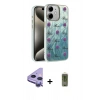 MARSİLYAN™- iPhone 11 Kılıf Zirve Modern Prime - Siyah Joko Magic 5D Hayalet Cam + Raze Metal Kamera Lens - MR