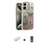 MARSİLYAN™- iPhone 11 Kılıf Zirve Modern Prime - Siyah Joko Magic 5D Hayalet Cam + Renkli Kamera Lens Koruma Cam - SI
