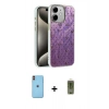 MARSİLYAN™- iPhone 11 Kılıf Zirve Modern Prime - Siyah Joko Magic 5D Hayalet Cam + Neon Fosforlu Kamera Lens - TU
