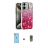 MARSİLYAN™- iPhone 11 Kılıf Zirve Modern Prime - Siyah Joko Magic 5D Hayalet Cam + Neon Fosforlu Kamera Lens - TU