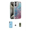 MARSİLYAN™- iPhone 11 Kılıf Zirve Modern Prime - Siyah Joko Magic 5D Hayalet Cam + Neon Fosforlu Kamera Lens - TU