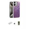 MARSİLYAN™- iPhone 11 Kılıf Zirve Modern Prime - Siyah Joko Magic 5D Hayalet Cam + Renkli Kamera Lens Koruma Cam - TU