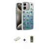 MARSİLYAN™- iPhone 11 Kılıf Zirve Modern Prime - Siyah Joko Magic 5D Hayalet Cam + Renkli Kamera Lens Koruma Cam - TU
