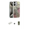 MARSİLYAN™- iPhone 11 Kılıf Zirve Modern Prime - Siyah Joko Magic 5D Hayalet Cam + Renkli Kamera Lens Koruma Cam - TU