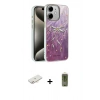 MARSİLYAN™- iPhone 11 Kılıf Zirve Modern Prime - Siyah Joko Magic 5D Hayalet Cam + Renkli Kamera Lens Koruma Cam - YL