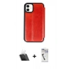 MARSİLYAN™- iPhone 11 Kılıf Zirve Yansıma Serisi - Şeffaf Uv Polymer Nano Ekran Koruyucu + Şeffaf Kamera Lens Koruma Cam
