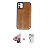 MARSİLYAN™- iPhone 11 Kılıf Zirve Yansıma Serisi - Şeffaf Uv Polymer Nano Ekran Koruyucu + Raze Metal Kamera Lens - SH