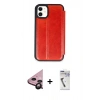 MARSİLYAN™- iPhone 11 Kılıf Zirve Yansıma Serisi - Şeffaf Uv Polymer Nano Ekran Koruyucu + Raze Metal Kamera Lens - SH