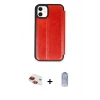 MARSİLYAN™- iPhone 11 Kılıf Zirve Yansıma Serisi - Siyah Joko Magic 5D Cam + Pers Alüminyum Kamera Lens - KI